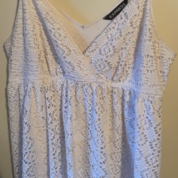 SEXY Express White Dress Size L NWOT - Picture 3 of 14